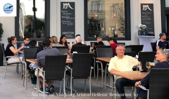 Ẩm thực tại Nhà hàng Ariston Hellenic Restaurant Áo